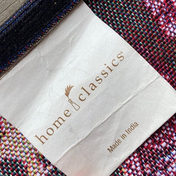 2 Vintage HOME CLASSICS 2000s Wine Bottle Grapes Embroidered Tapestry Placemats - Picture 5 of 6